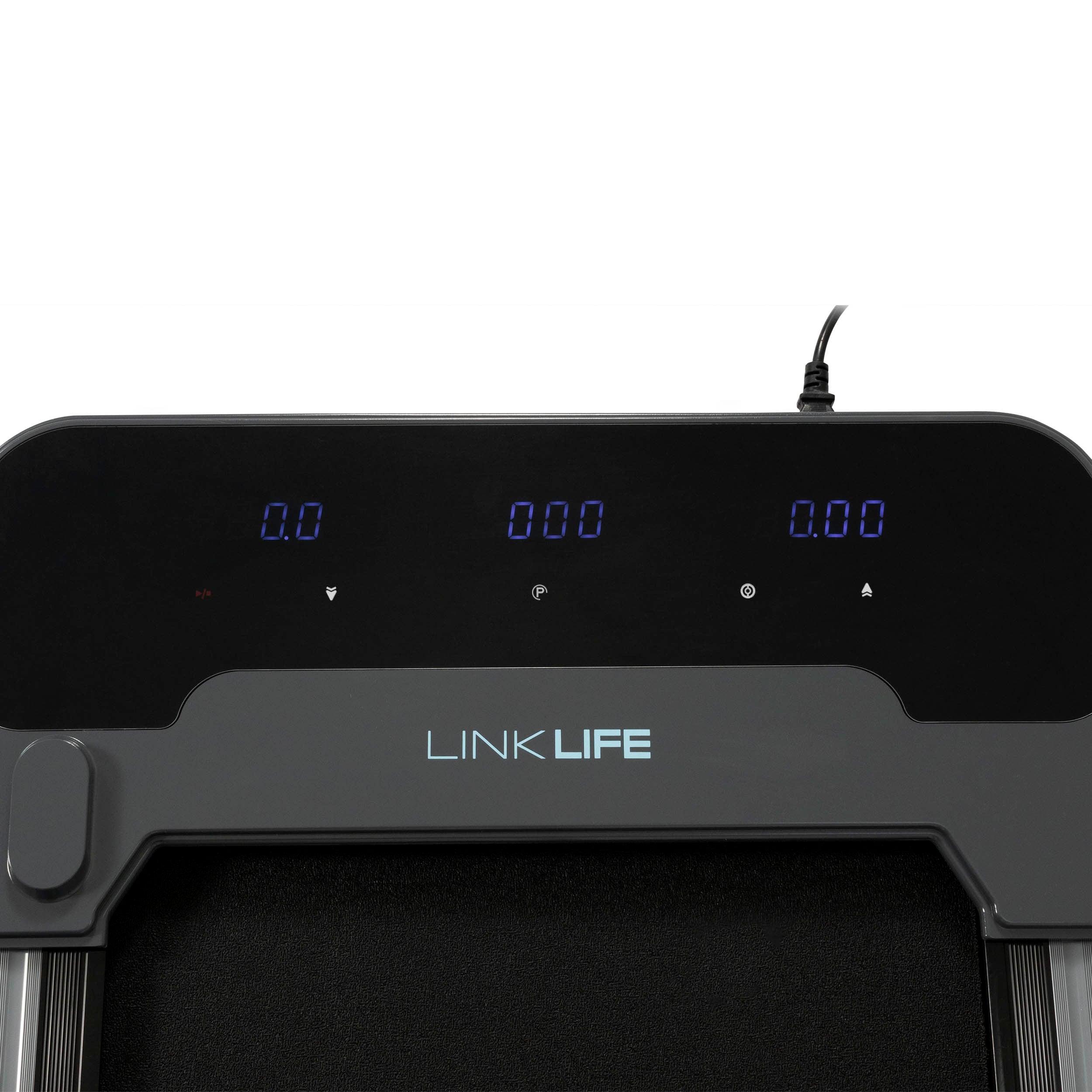An image of the top LED panel that shows your workout status.
